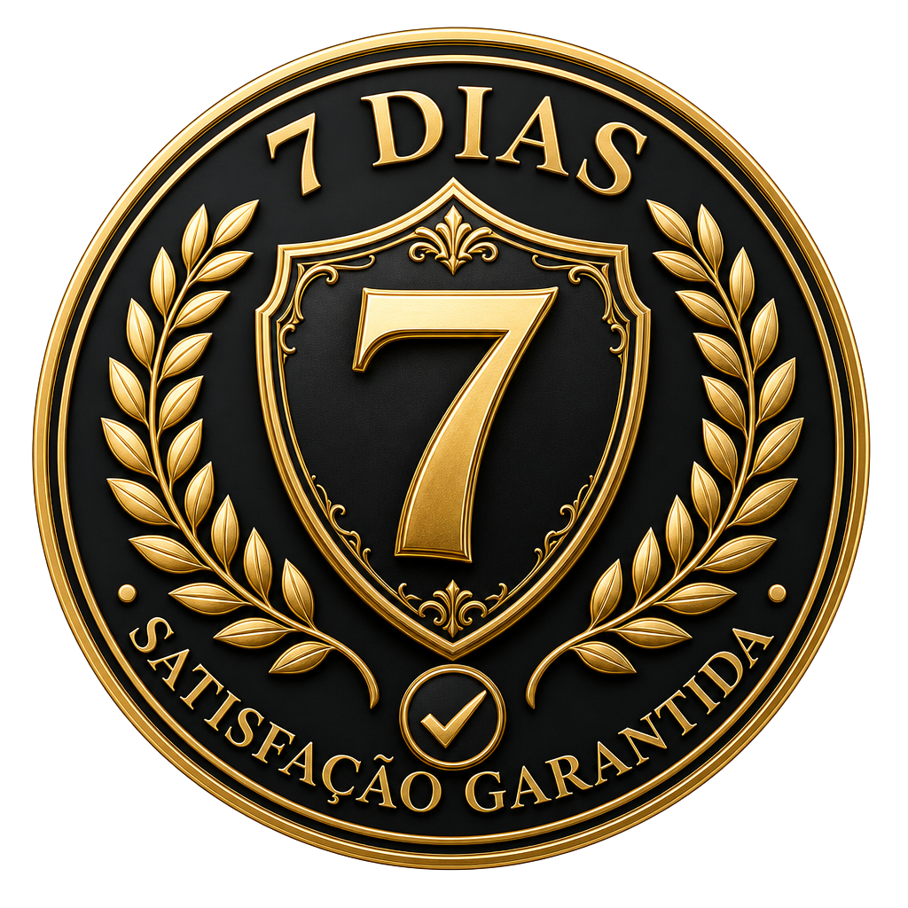 Selo Satisfação Garantida — 7 dias